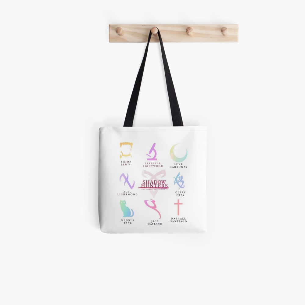 Shadowhunters Characters Rainbow Tote Bag
