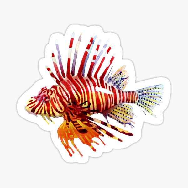 Lionfish Sticker