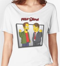 Peep Show - El Dude Brothers - Simpsons Style! Women's Relaxed Fit T-Shirt