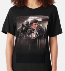 Blake's 7 - Avon "The end?" Slim Fit T-Shirt