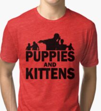 Z Nation: Puppies and Kittens Tri-blend T-Shirt