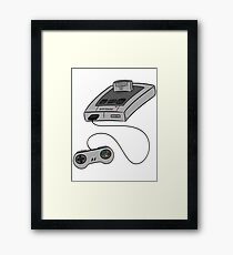 SNES - SUPER NINTENDO Framed Print