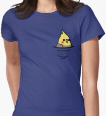 Zu viele Vögel! - Gelber Nymphensittich Tailliertes T-Shirt