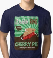 Damn Fine Cherry Pie - Peaks Tri-blend T-Shirt