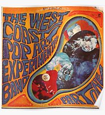 Westküsten-Pop-Art-experimentelle Band, saurer Felsen Poster