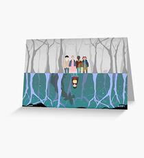 Stranger Things upside down Greeting Card