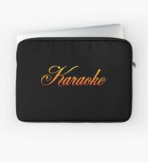 Vintage Colorful Karaoke Laptop Sleeve