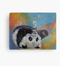 Blowing Bubbles Metal Print