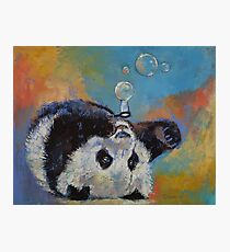 Blowing Bubbles Photographic Print