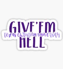 TCU - Style 9 Sticker