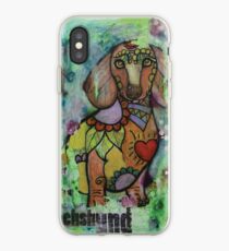 Dachshund Stylized iPhone Case