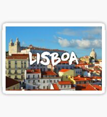 Lisboa - By MelaCastagna Sticker