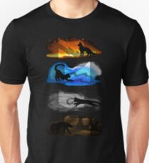 Warrior Cats: Four Elements, Four Clans Unisex T-Shirt