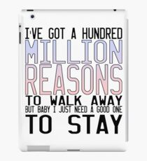 Million Reasons iPad Case/Skin