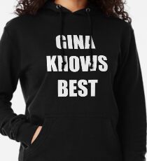 Sudadera con capucha ligera Gina sabe mejor
