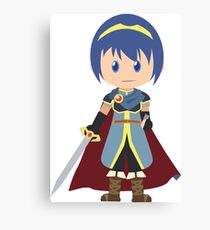 Chibi Marth Vector Canvas Print