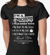 Camiseta entallada para mujer Soy una camisa de Escorpio