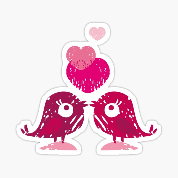 Love Birds Sticker