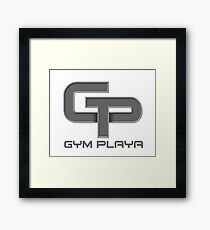 GYM PLAYA Framed Print