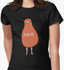 Ham : To Kill A Mockingbird Literally Scout Ham Halloween Costume Women's Fitted T-Shirt