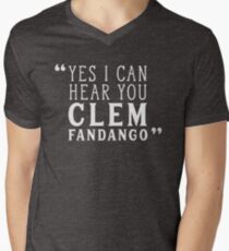 yes i can hear you, clem fandango V-Neck T-Shirt