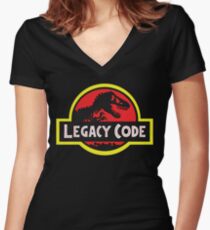 Legacy Code Women's Fitted V-Neck T-Shirt