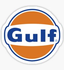 Gulf Vintage Logo Gasoline & Oil Sticker