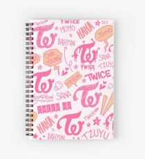 TWICE Doodle Pattern Spiral Notebook