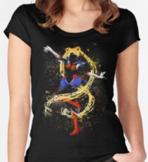 Abtract Sailor Moon Women's Fitted Scoop T-Shirt