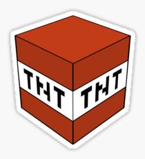 Minecraft Tnt Stickers | Redbubble