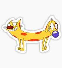 Pegatina gato perro