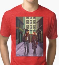 Once a pixelart Tri-blend T-Shirt