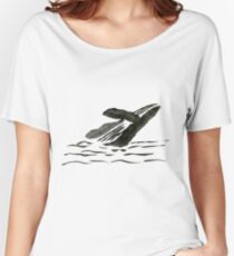 WHALE Women's Relaxed Fit T-Shirt