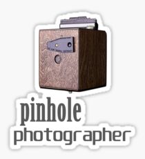 Pinhole photographer Sticker