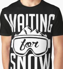 Skiing: Waiting for snow Graphic T-Shirt
