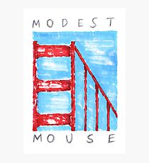 Modest Mouse Photographic Print