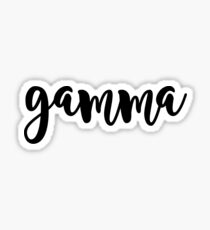 gamma Sticker