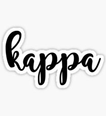 kappa Sticker