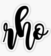 rho Sticker