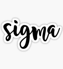 sigma Sticker