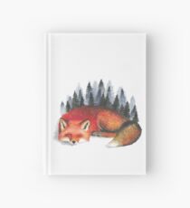 Sleeping Fox Hardcover Journal