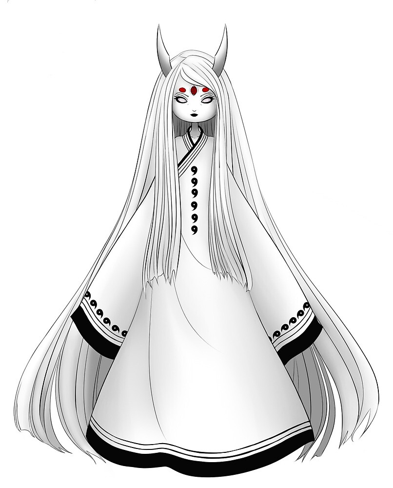 "Chibi Kaguya Otsutsuki " by SatsujinVisuals Redbubble