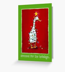 Will Bullas card / dressed for the holidays... Greeting Card