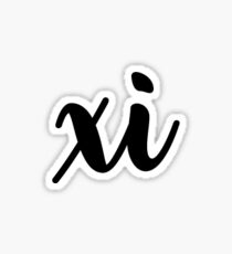 xi Sticker