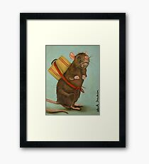 Pack Rat Framed Print