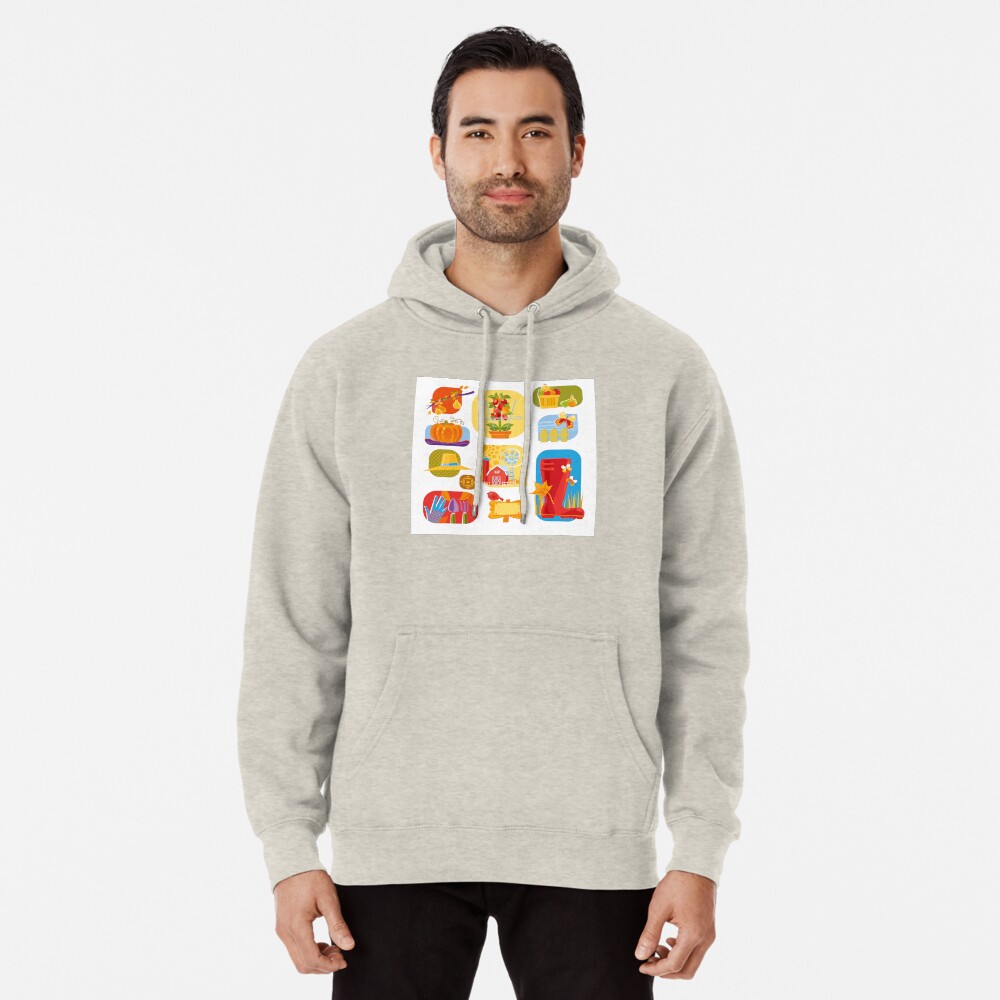 Autumn Farm Pullover Hoodie