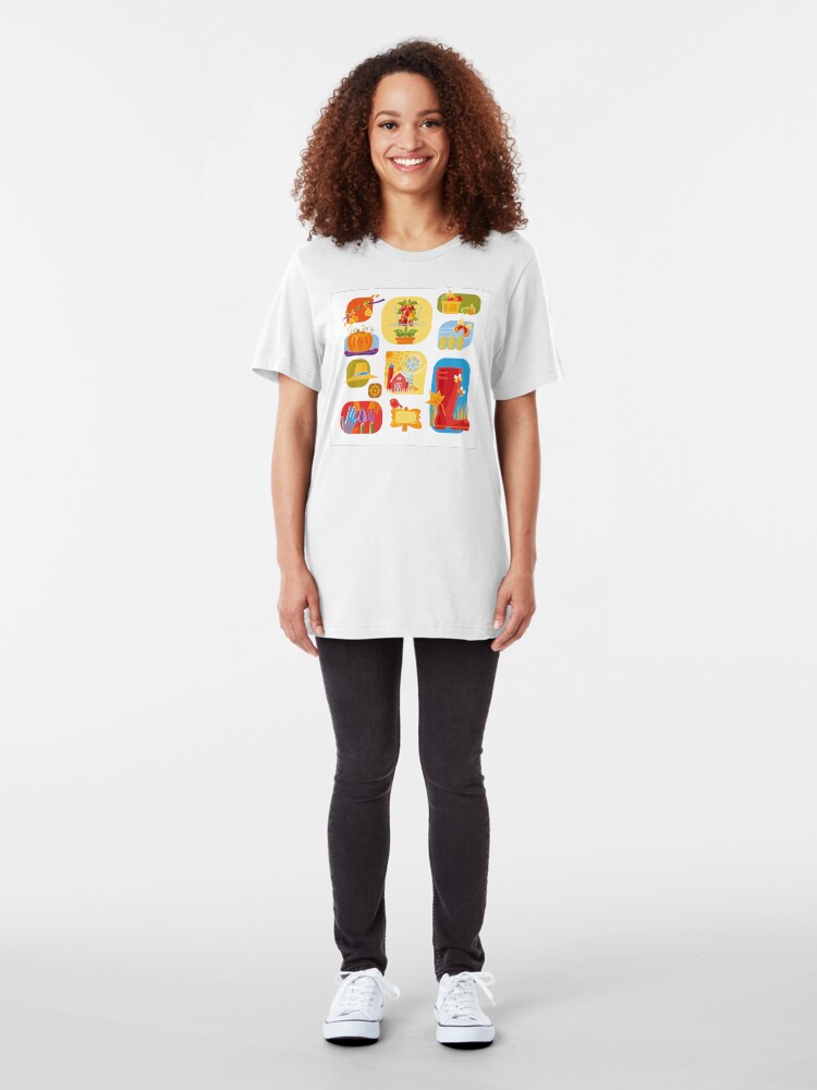 Alternate view of Autumn Farm Slim Fit T-Shirt