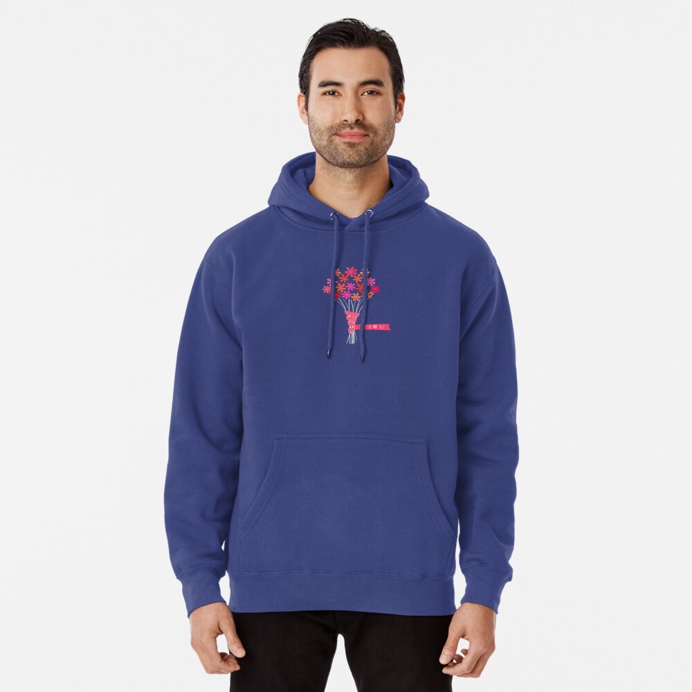 Flowers for You! Pullover Hoodie