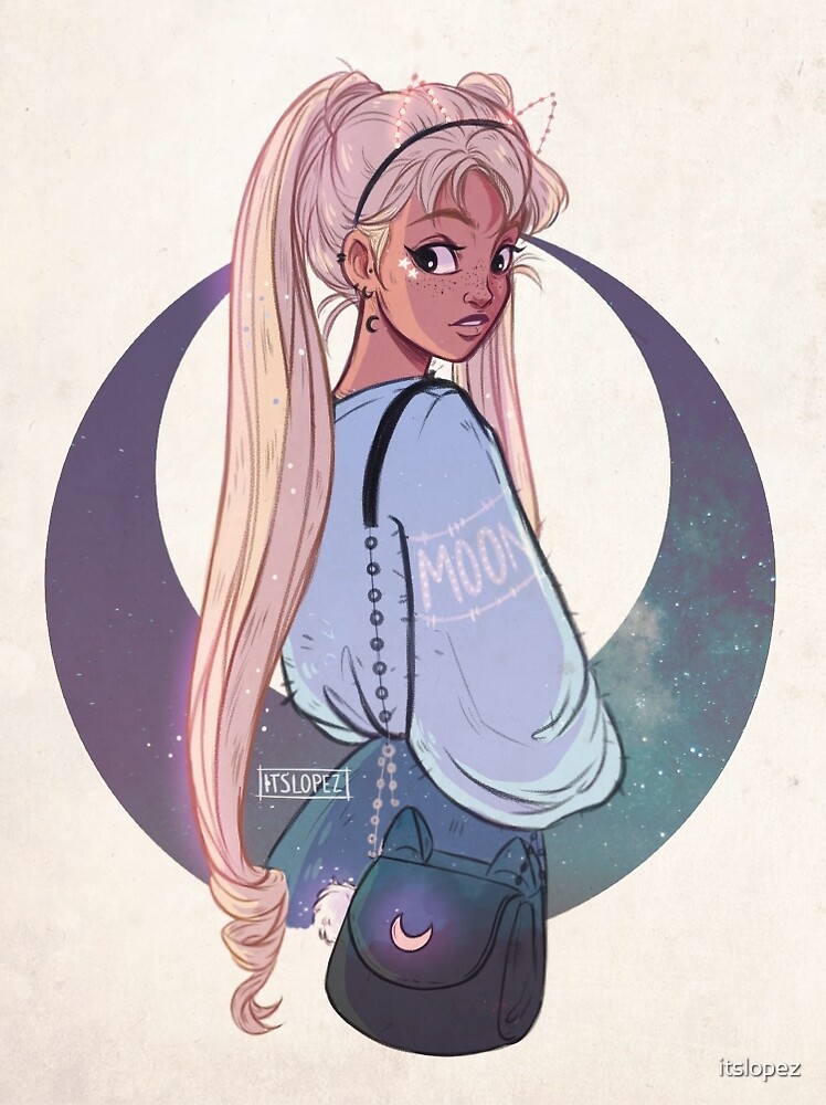 "Moon" by itslopez | Redbubble