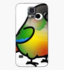 Chubby Green Cheek Conure Yellow-sided Case/Skin for Samsung Galaxy
